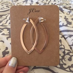 J Crew Rose Gold Earrings